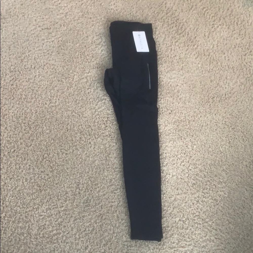 Brand new black Athleta fleece leggings